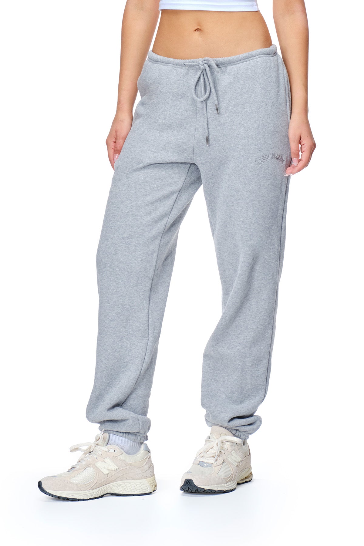 Sofia Semi Fitted Sweatpants Grey Mix S