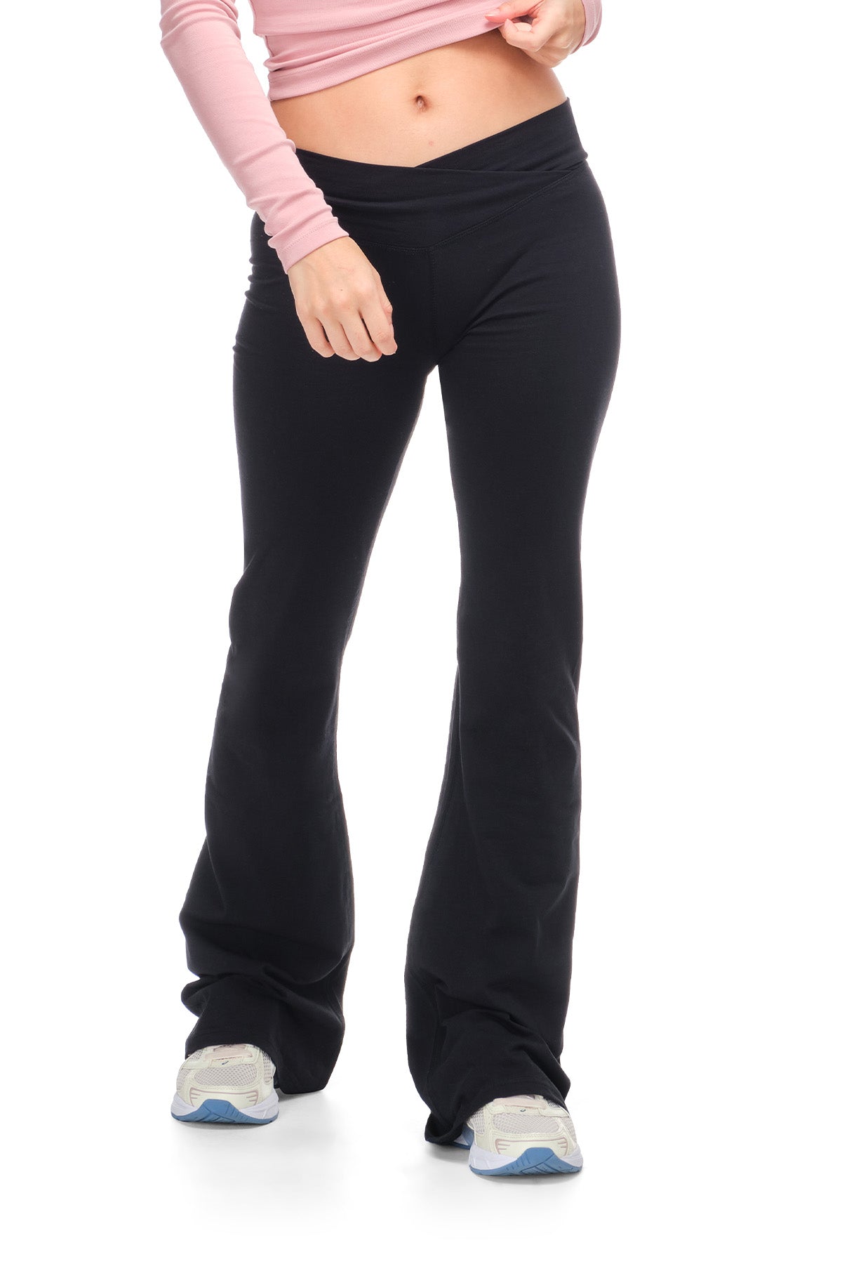 Tish - Fitted Crossover Flare Pant