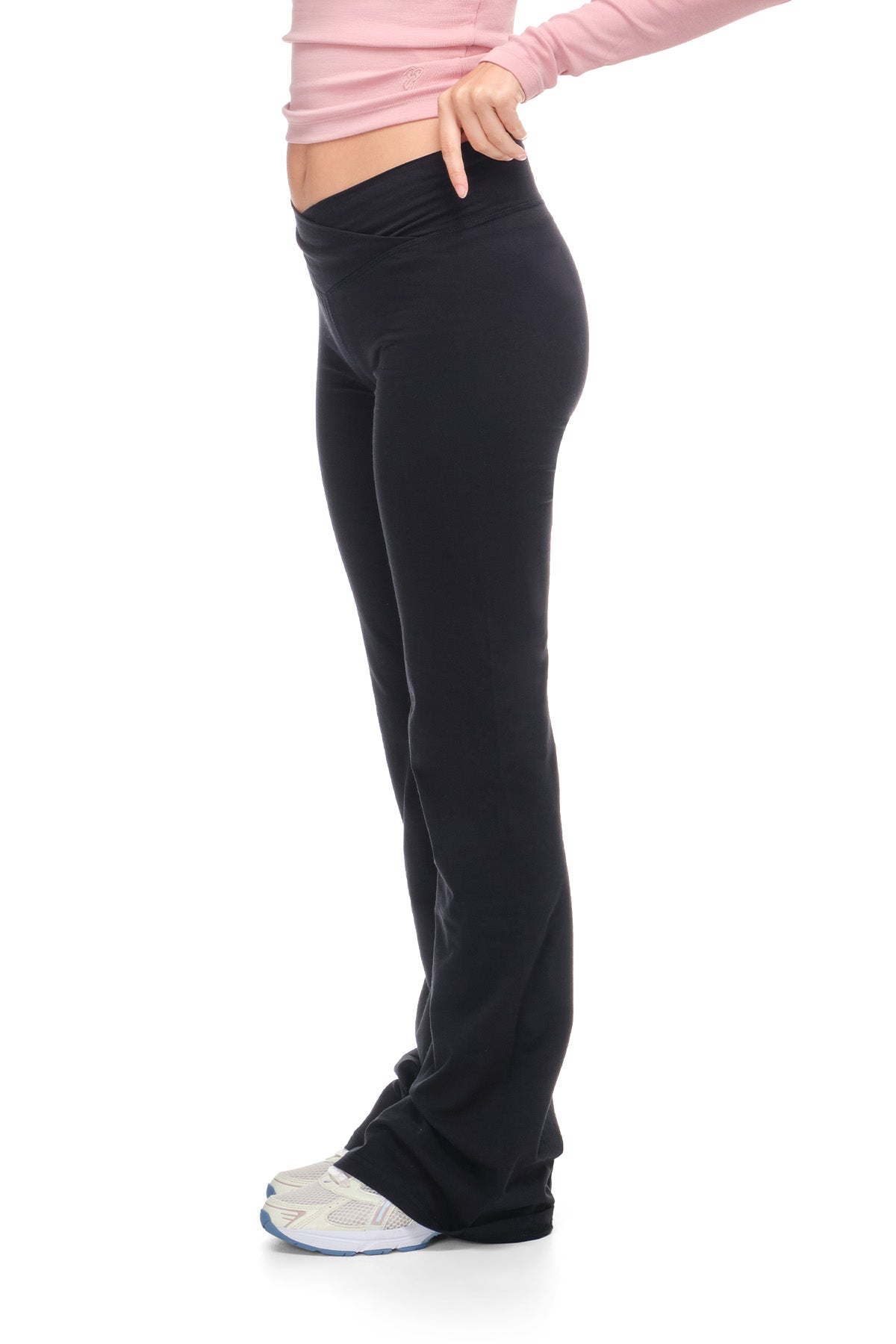 Tish - Fitted Crossover Flare Pant