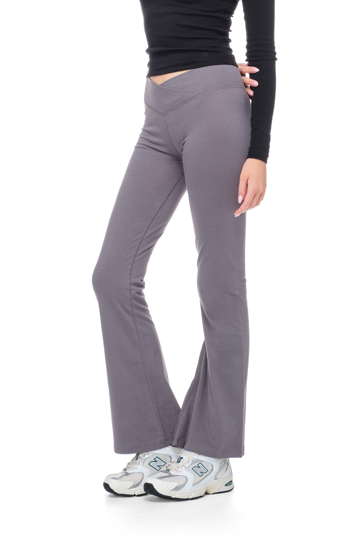 Tish - Fitted Crossover Flare Pant