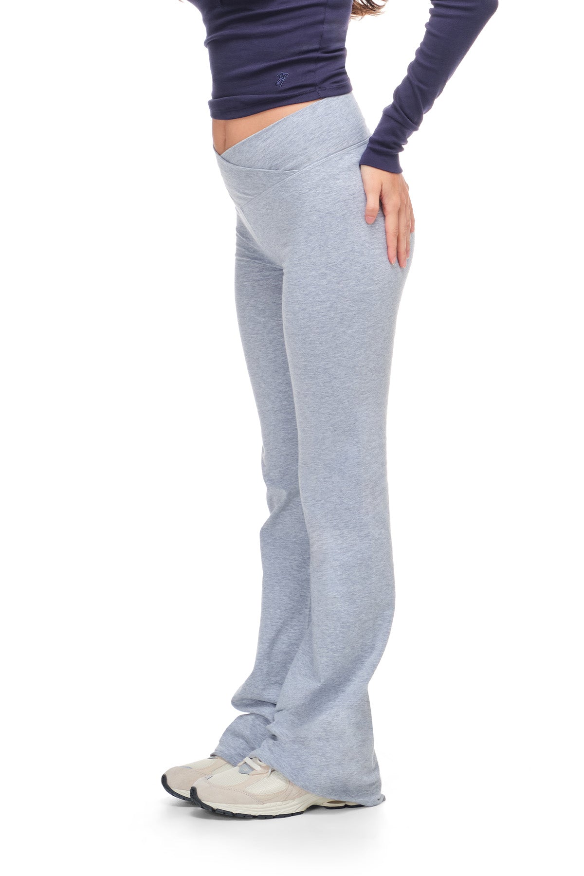 Tish - Fitted Crossover Flare Pant