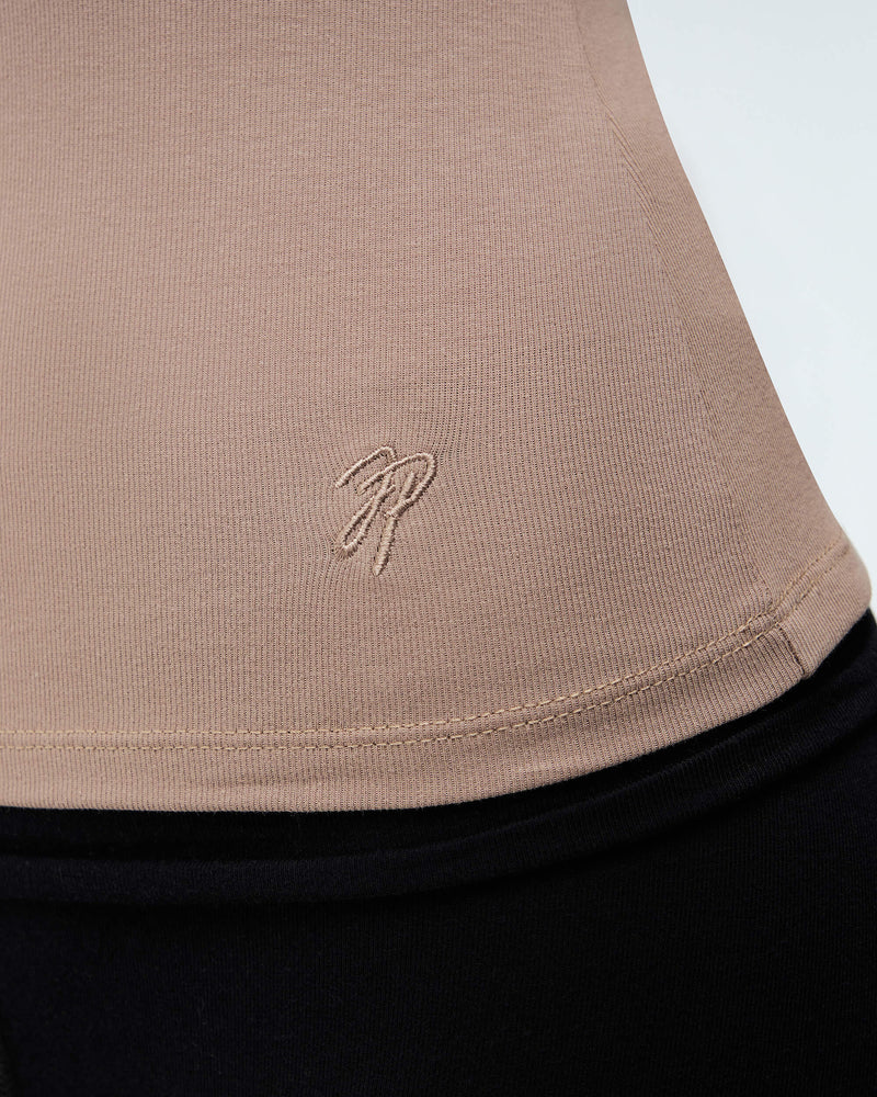 Drew - Fitted V-Neck Long Sleeve Top