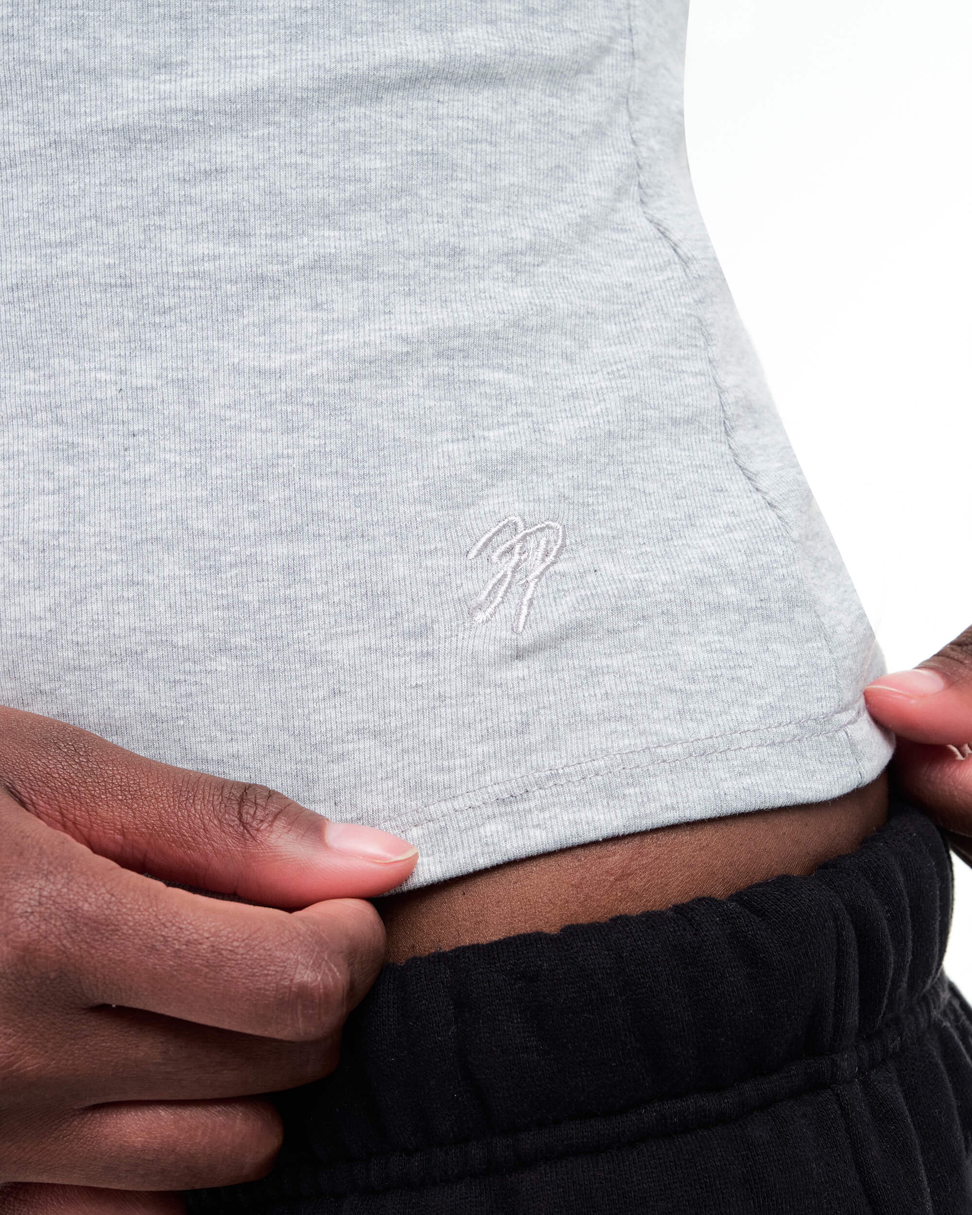 Elise - Fitted Crew Neck Button Long Sleeve Top