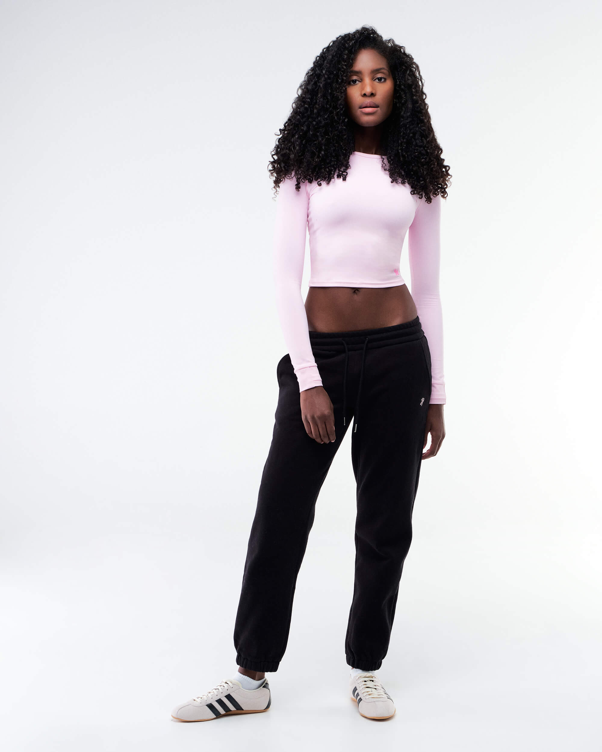 Emery - Fitted Crew Neck Long Sleeve Top
