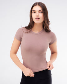 Felicity - Fitted Crew Neck Tee
