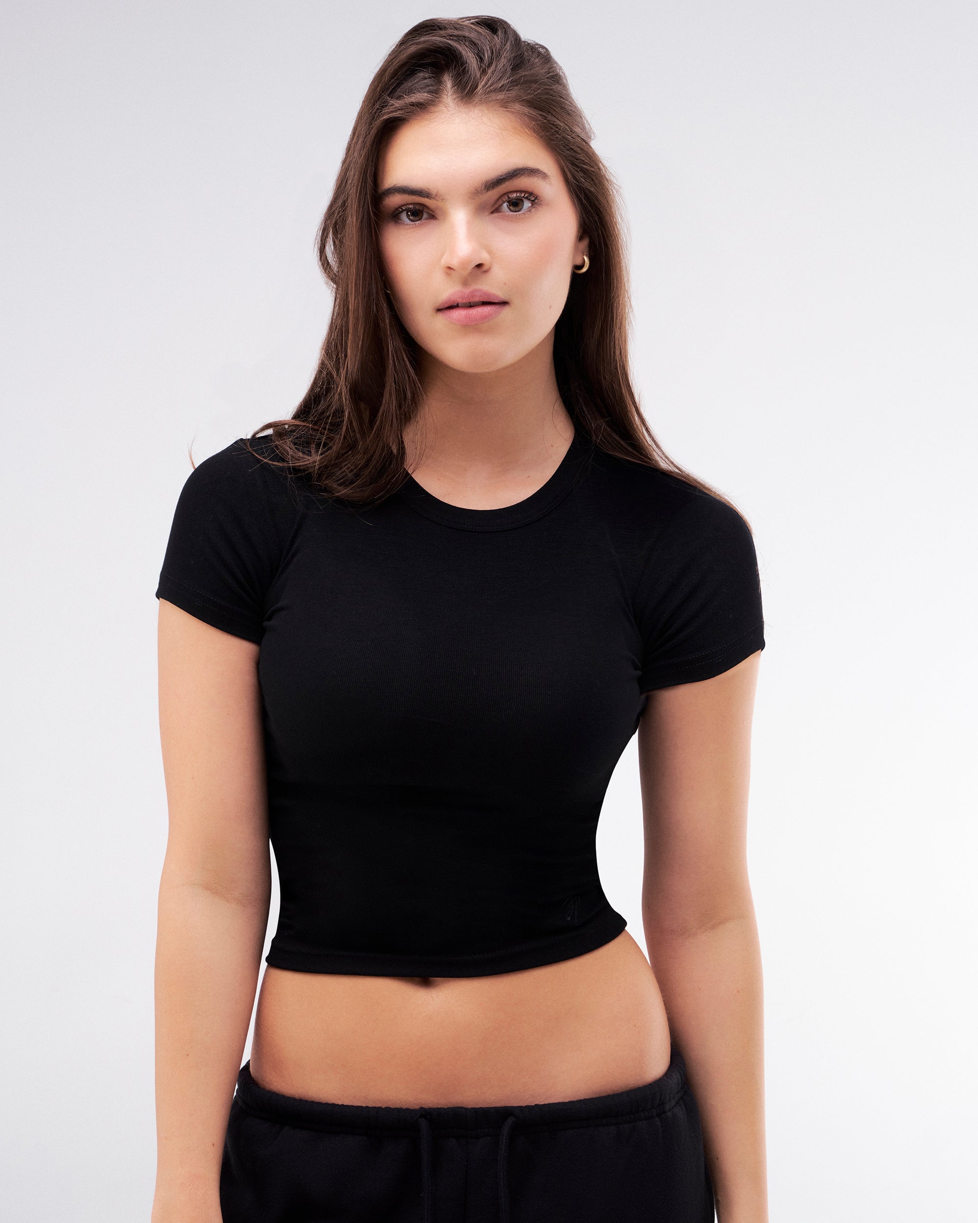 Felicity - Fitted Crew Neck Tee