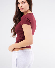 Felicity - Fitted Crew Neck Tee