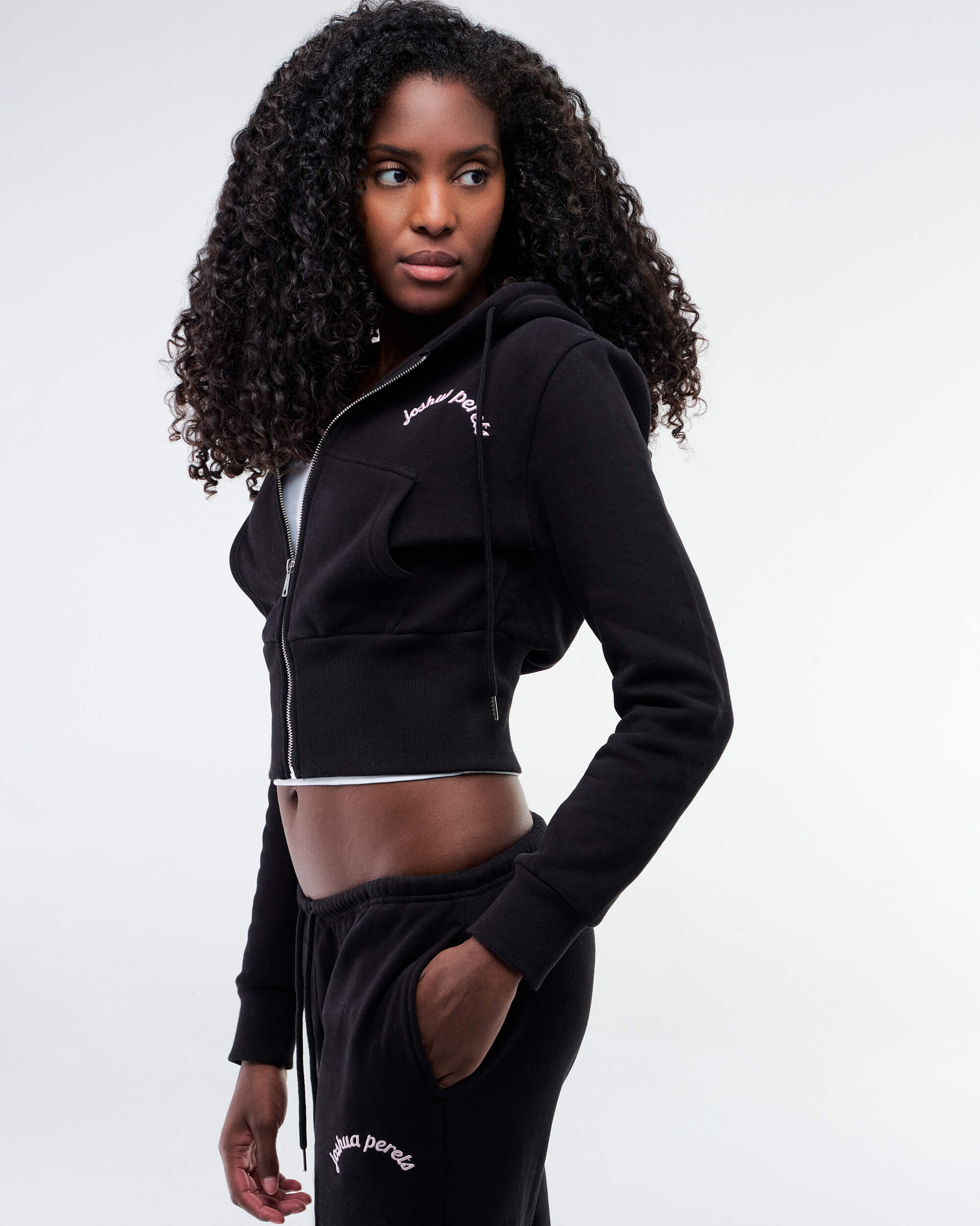 Indie - Fitted Zip Up Hoodie