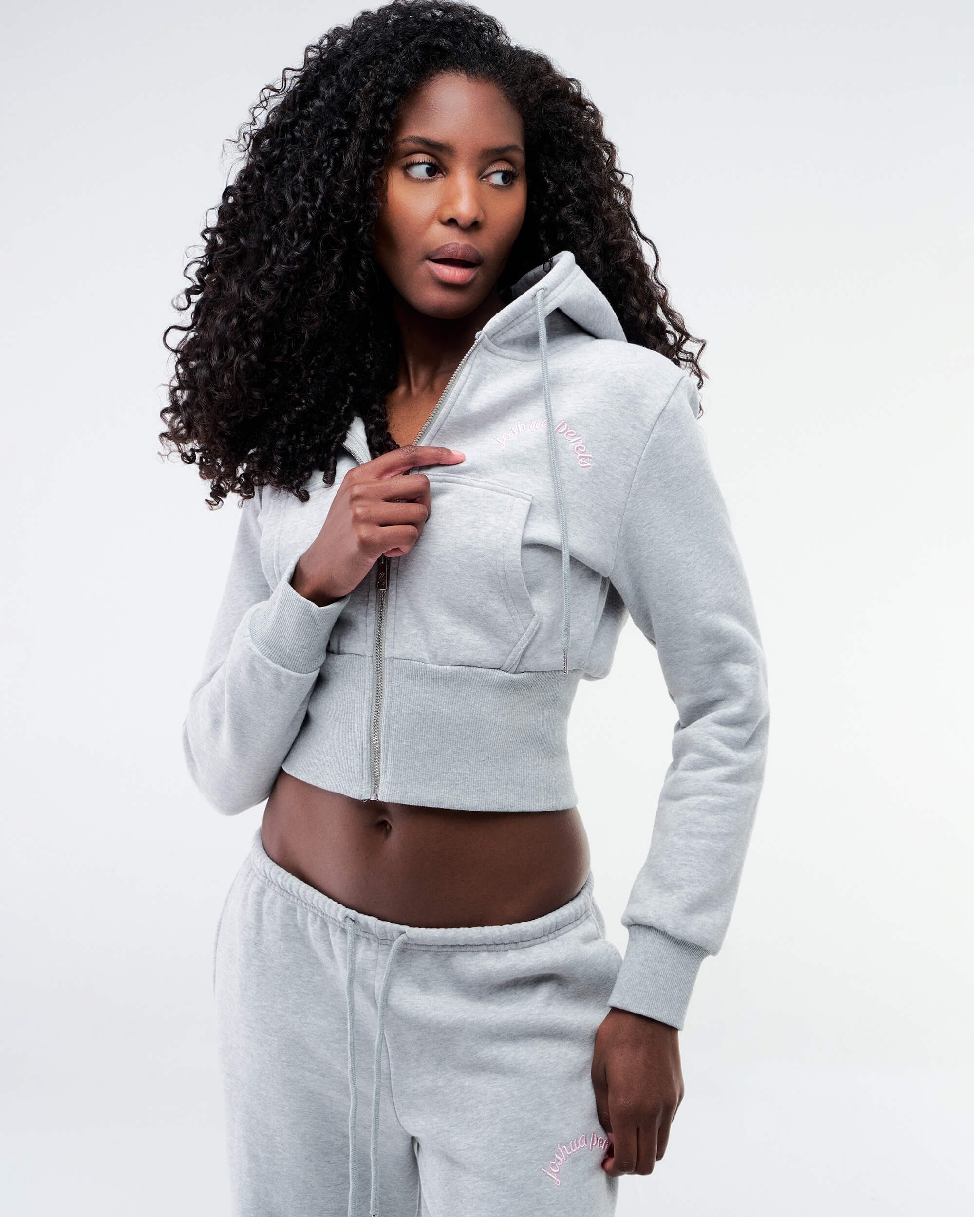 Indie - Fitted Zip Up Hoodie