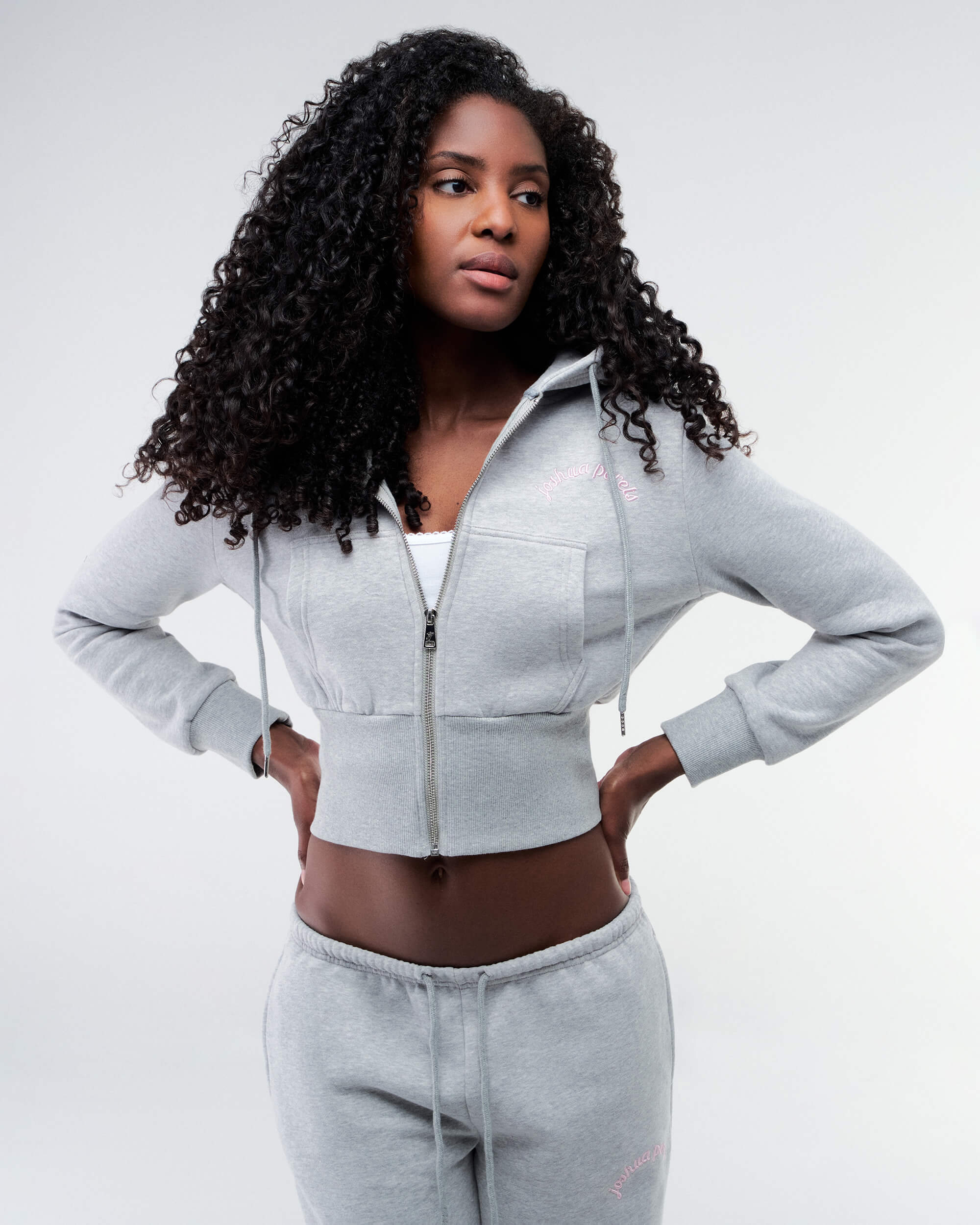 Indie - Fitted Zip Up Hoodie