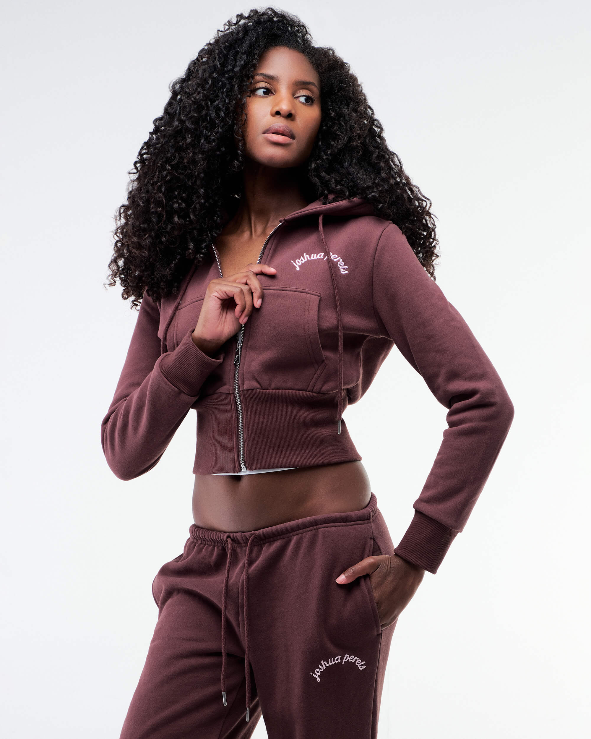 Indie - Fitted Zip Up Hoodie