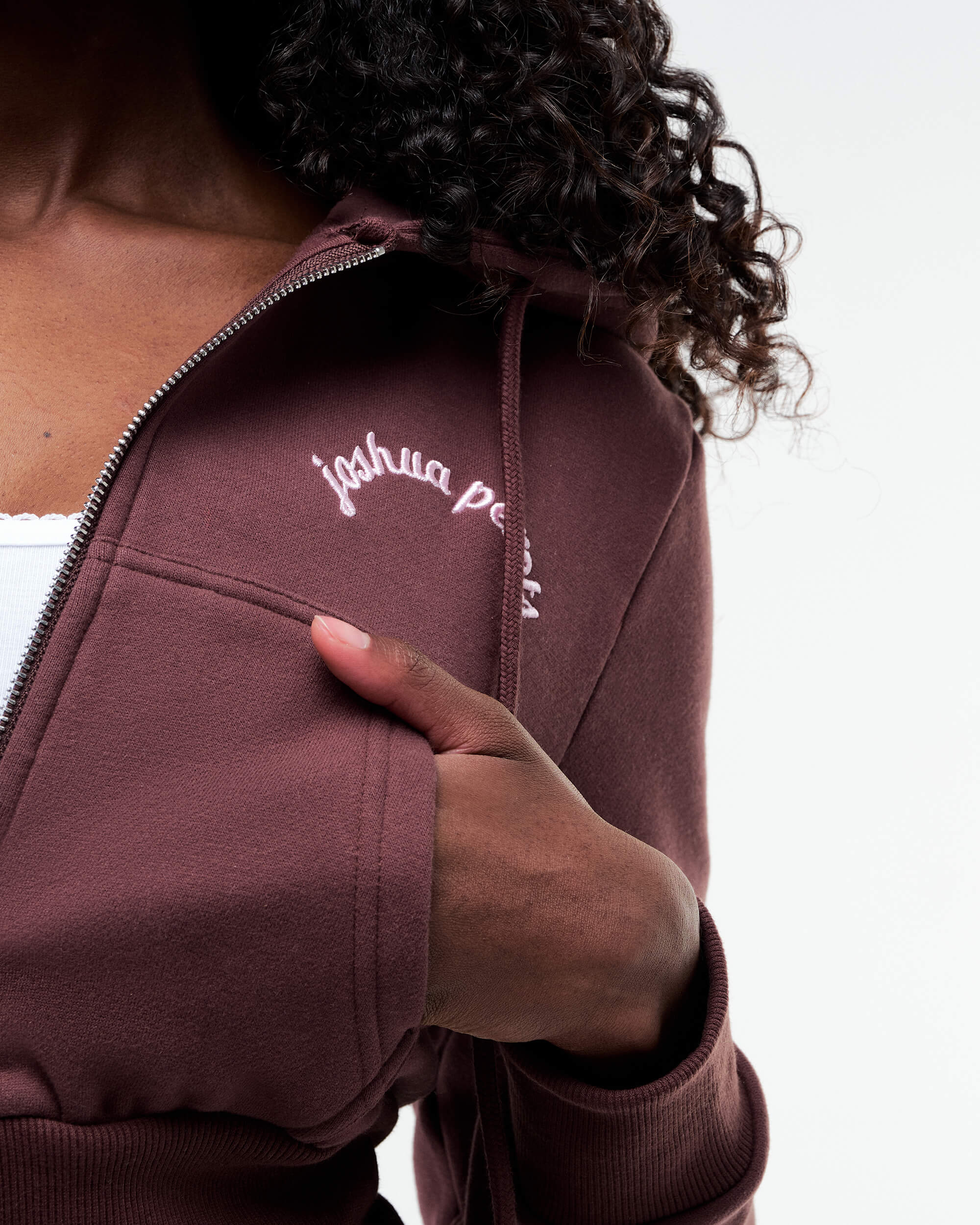 Indie - Fitted Zip Up Hoodie