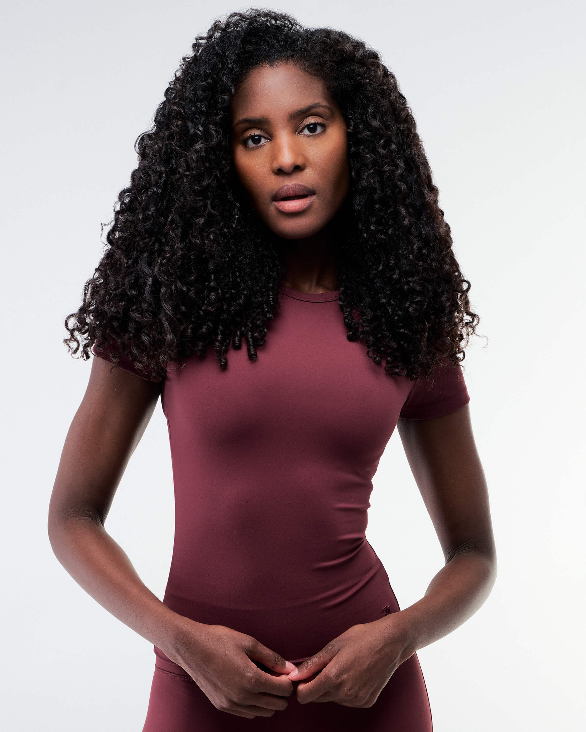 Irene - Fitted Crew Neck Tee