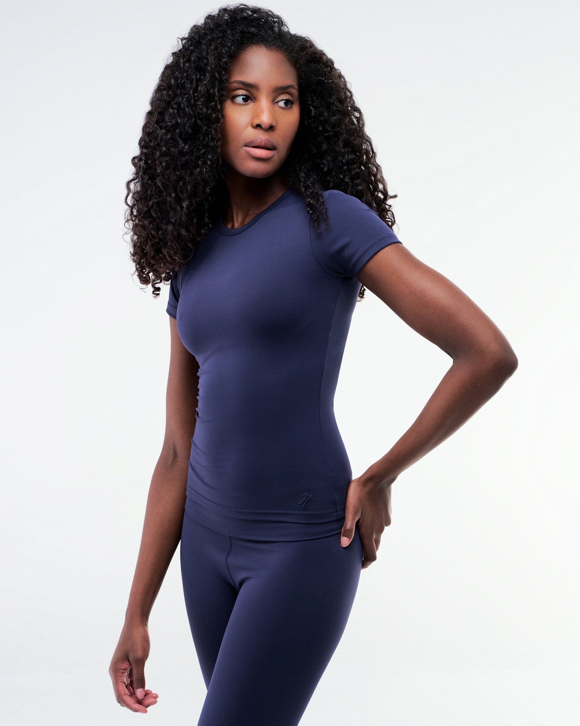 Irene - Fitted Crew Neck Tee