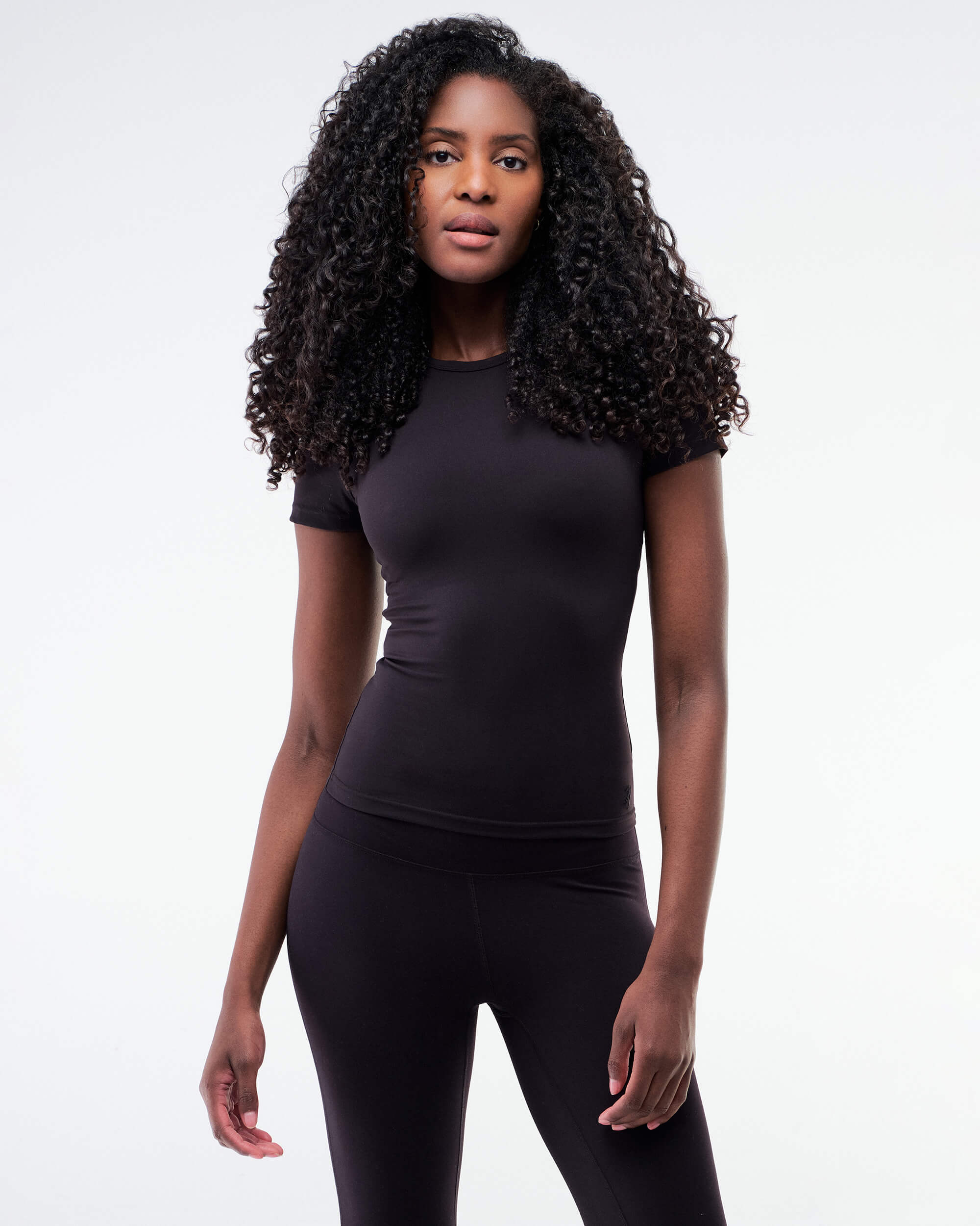 Irene - Fitted Crew Neck Tee