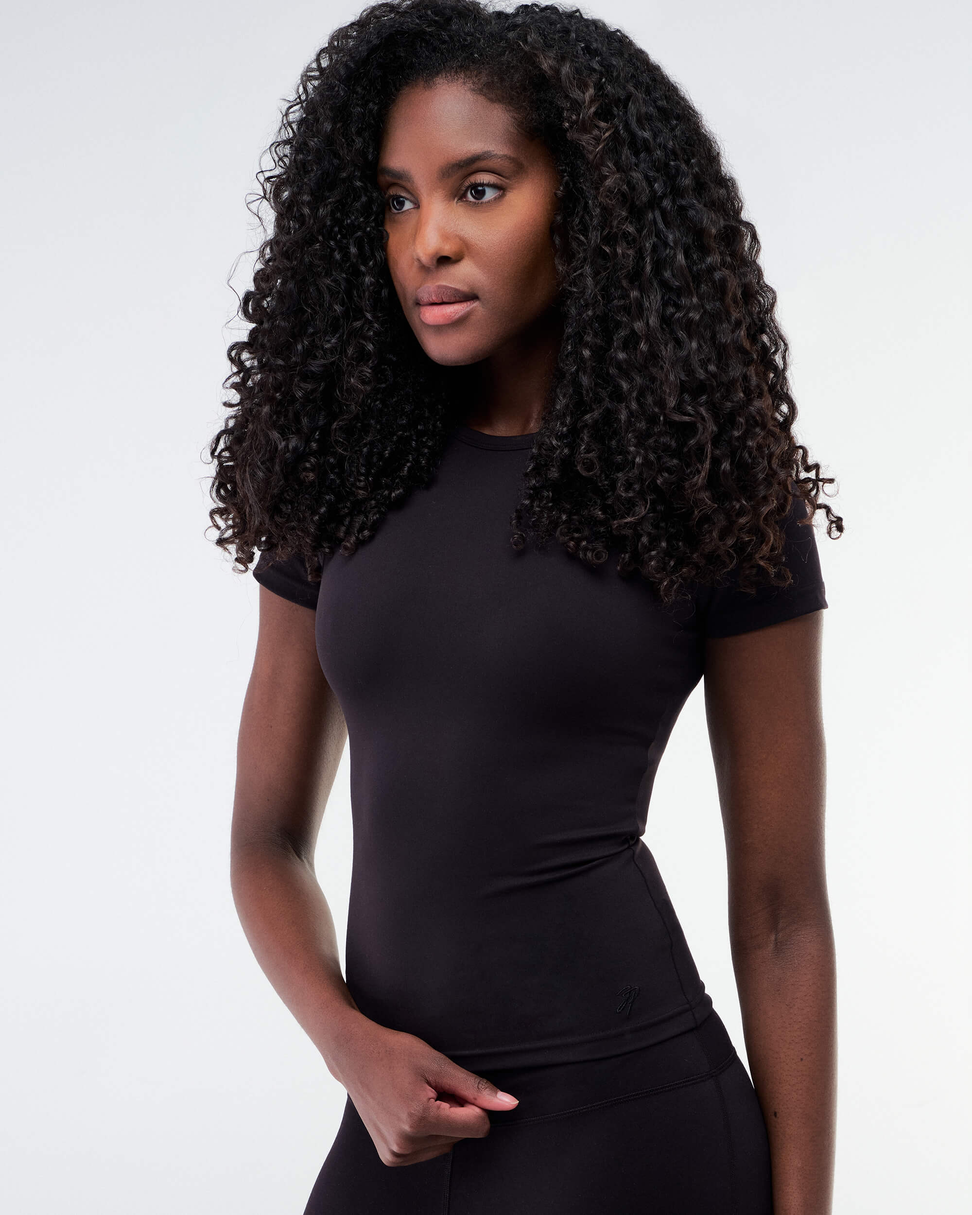 Irene - Fitted Crew Neck Tee