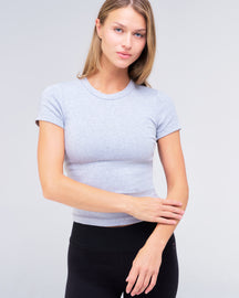 Eileen - Fitted Crew Neck Tee