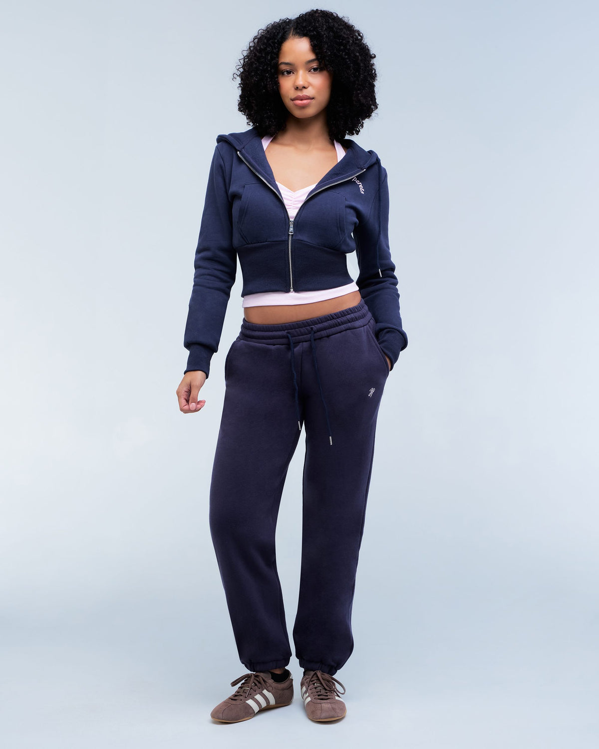 Indie - Fitted Zip-Up Hoodie