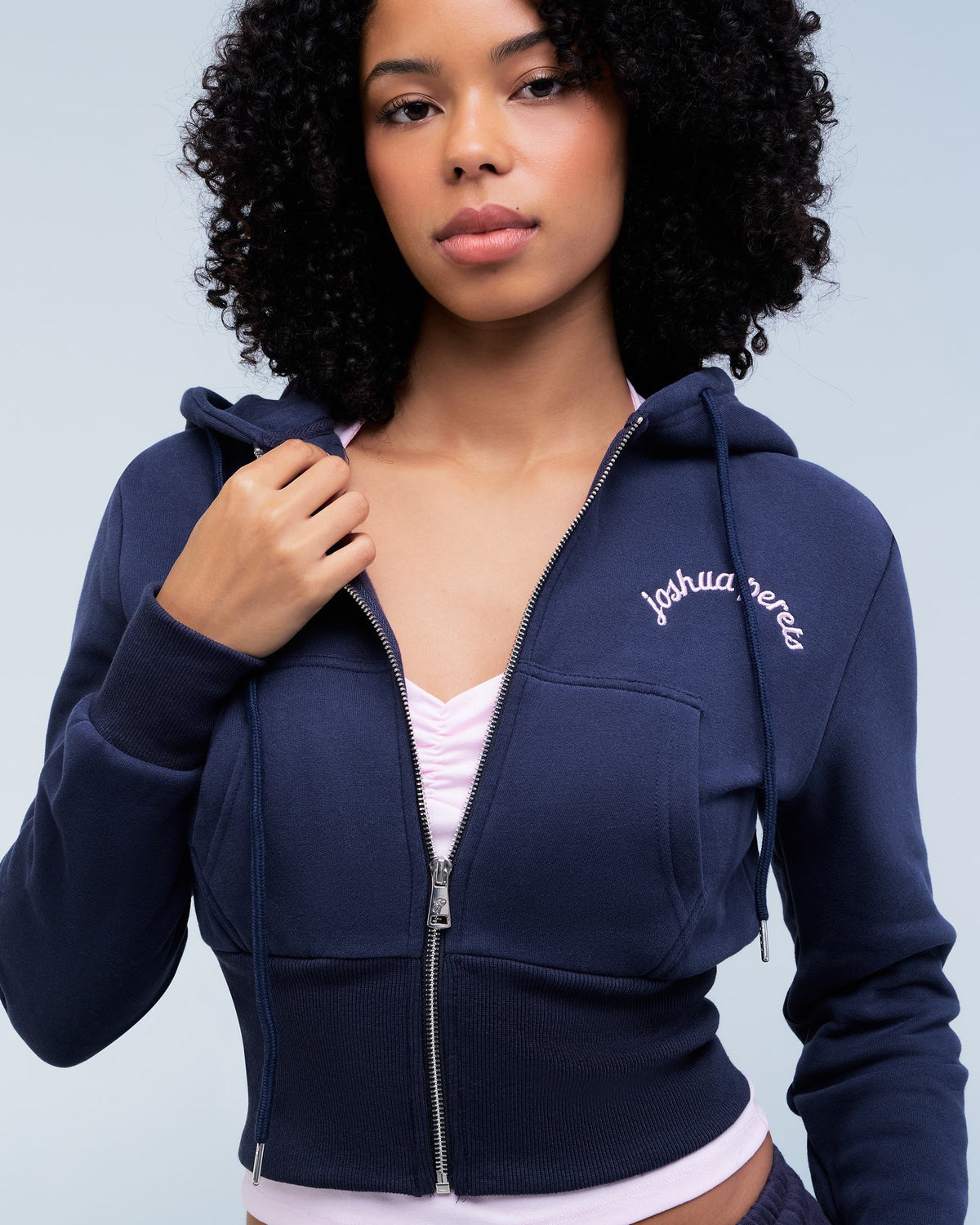 Indie - Fitted Zip-Up Hoodie