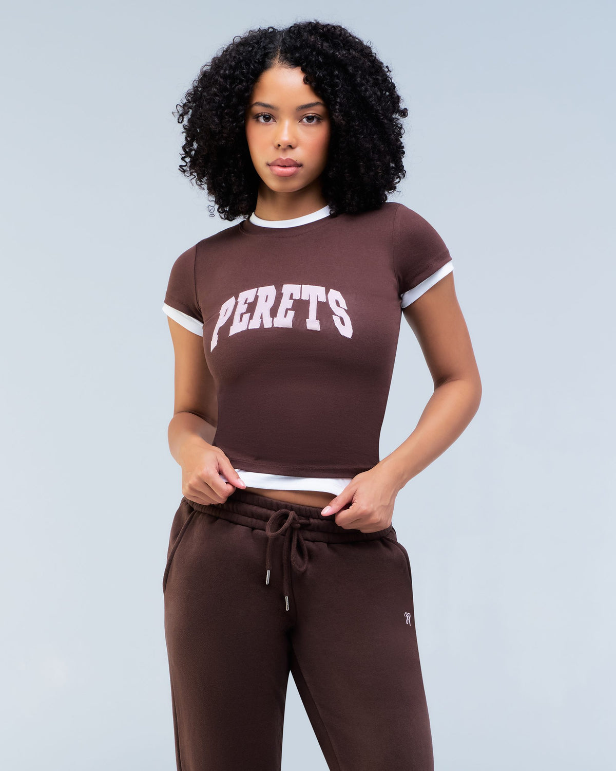 Novah - Fitted Crew Neck Tee