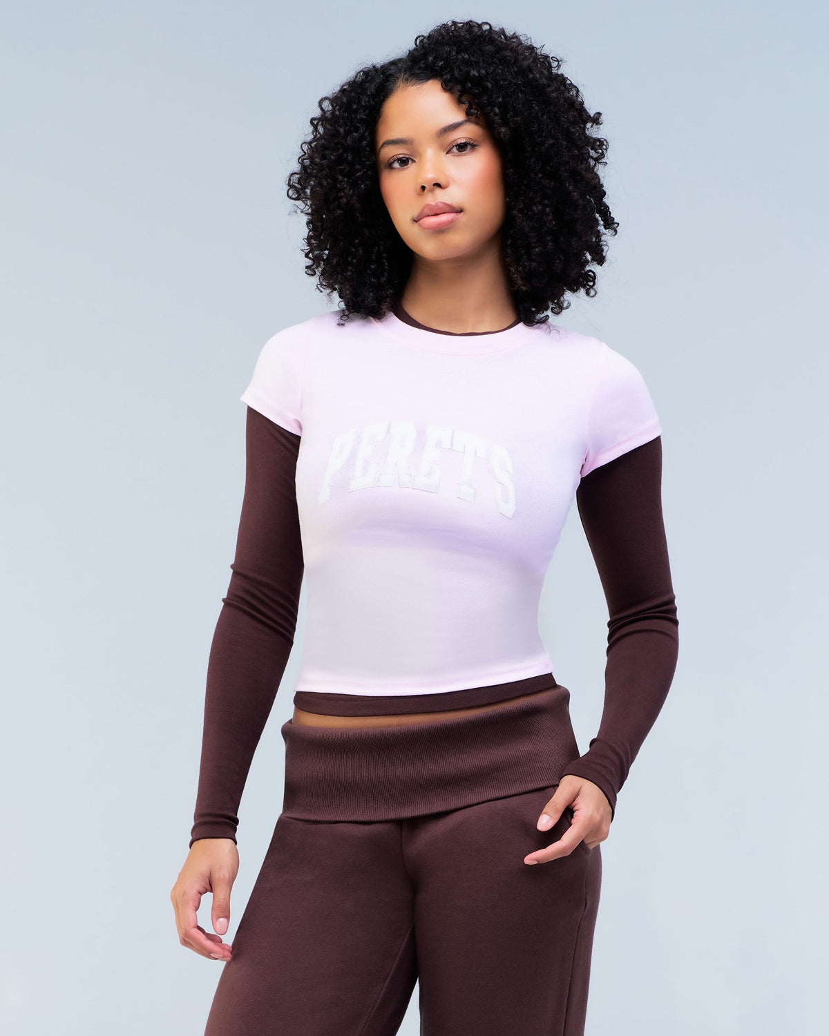 Novah - Fitted Crew Neck Tee