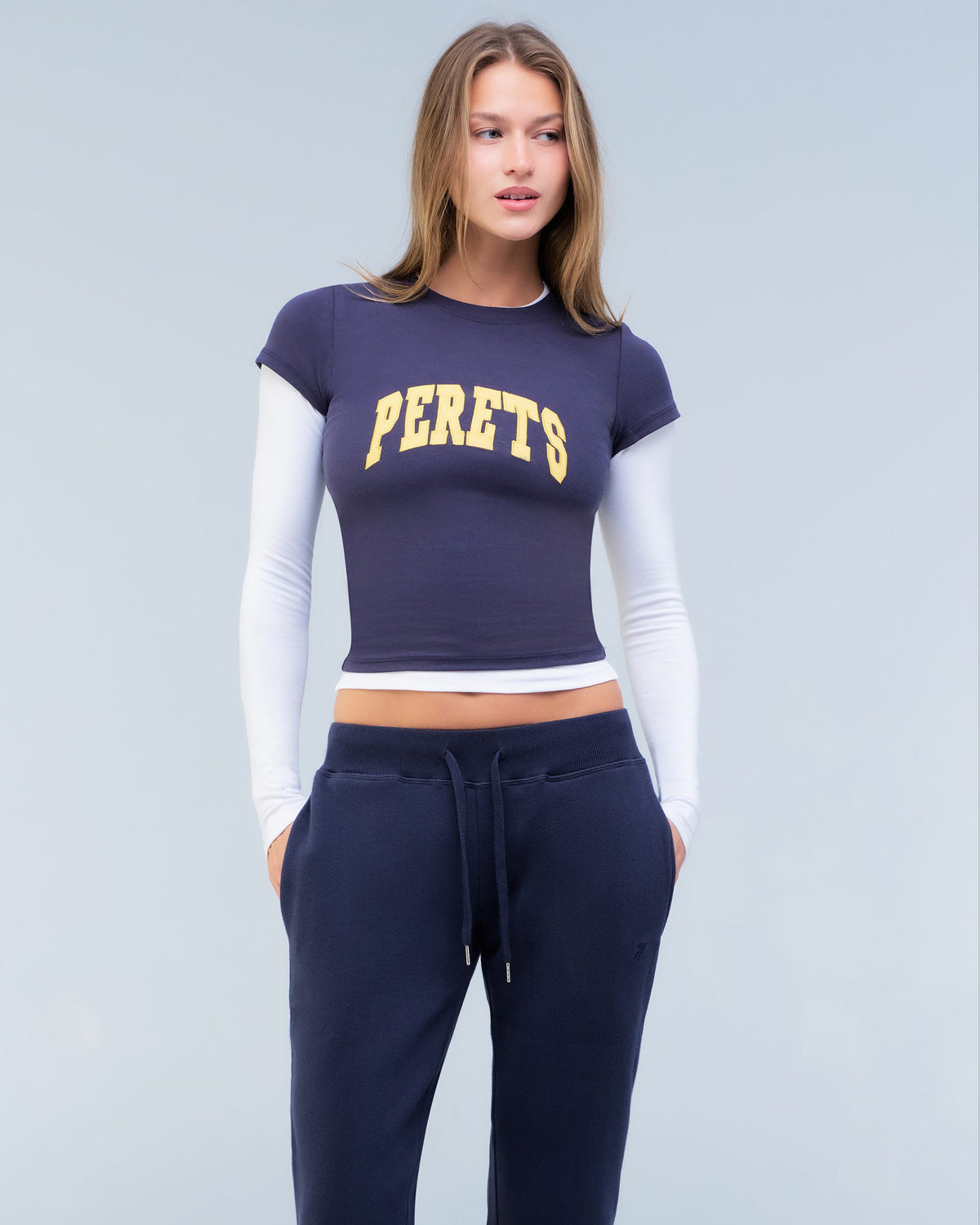 Novah - Fitted Crew Neck Tee