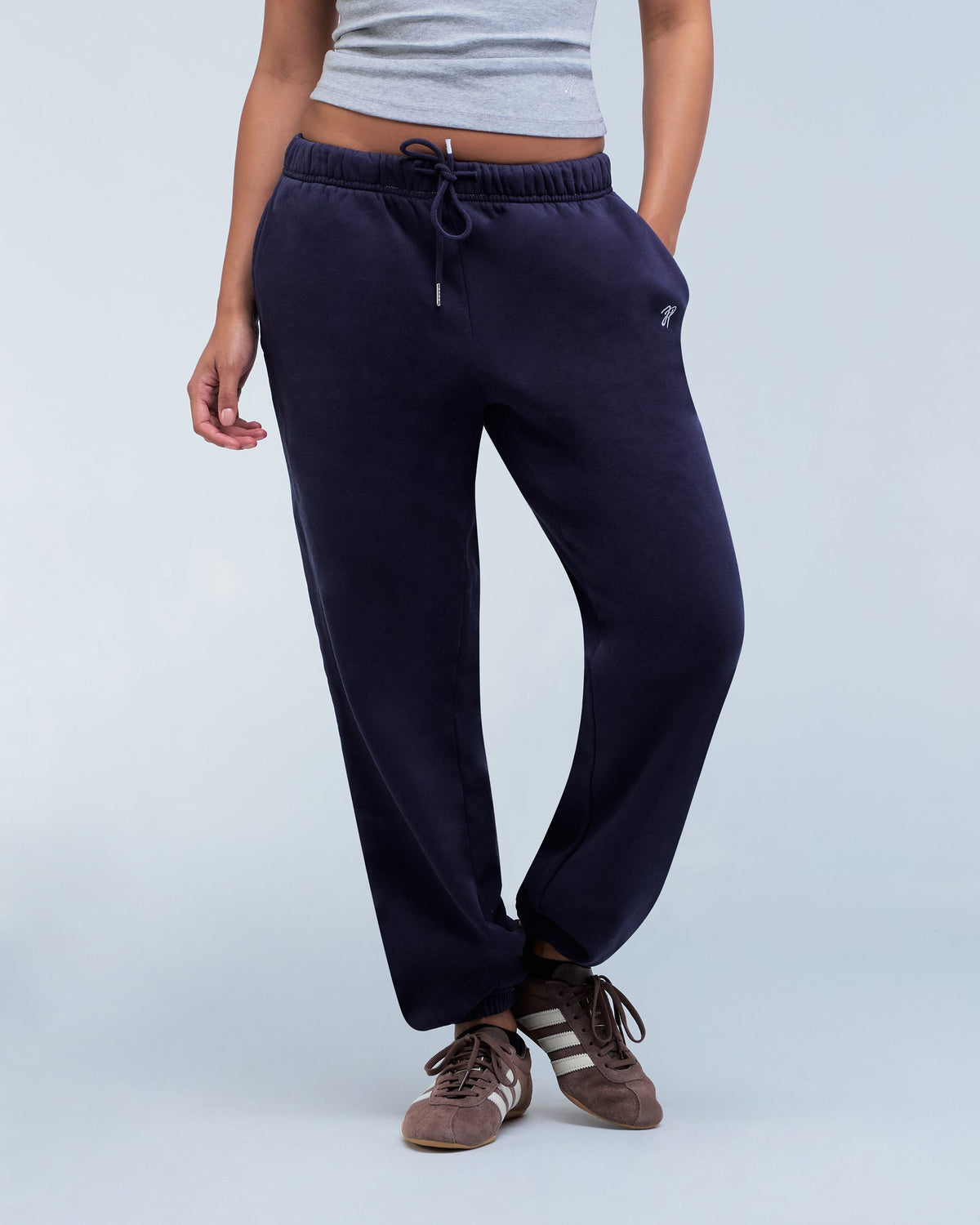 Philly – Pantalon ouaté à coupe décontractée avec logo