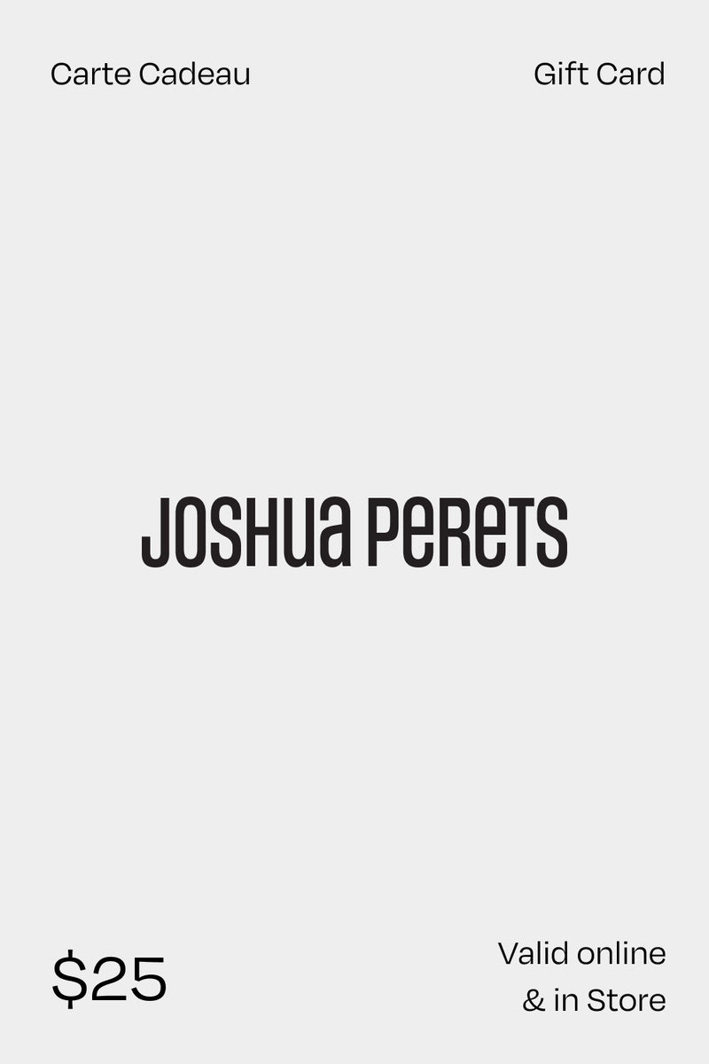 Joshua Perets Physical Gift Card