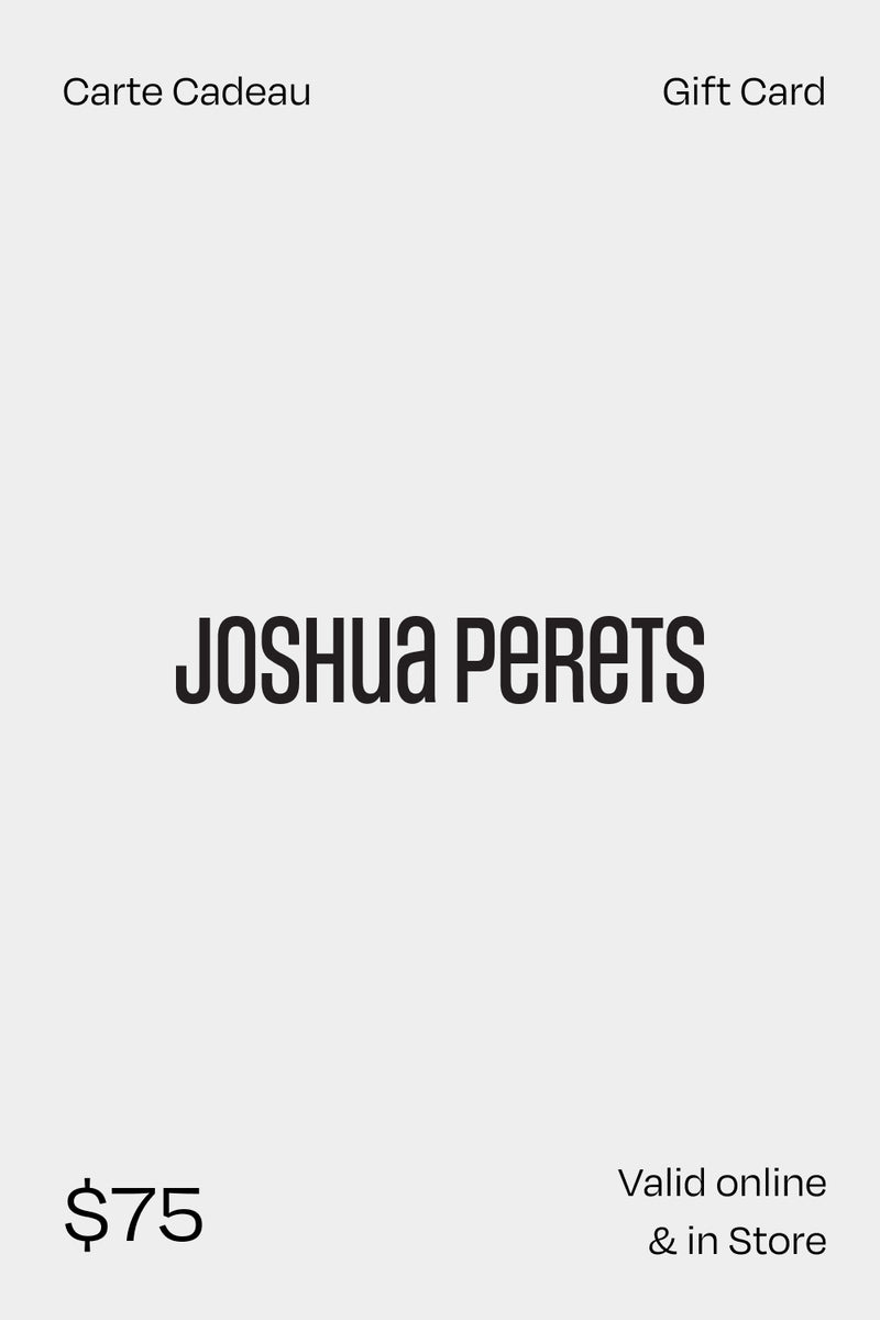 Joshua Perets Physical Gift Card