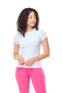 Elle - Fitted Short Sleeve Top