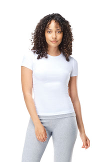 Elle - Fitted Short Sleeve Top