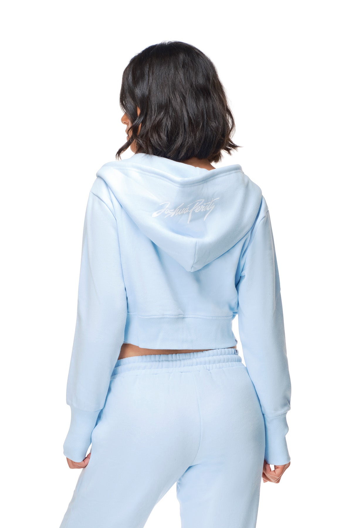 Liora - Relaxed Fit Cropped Zip-Up Hoodie