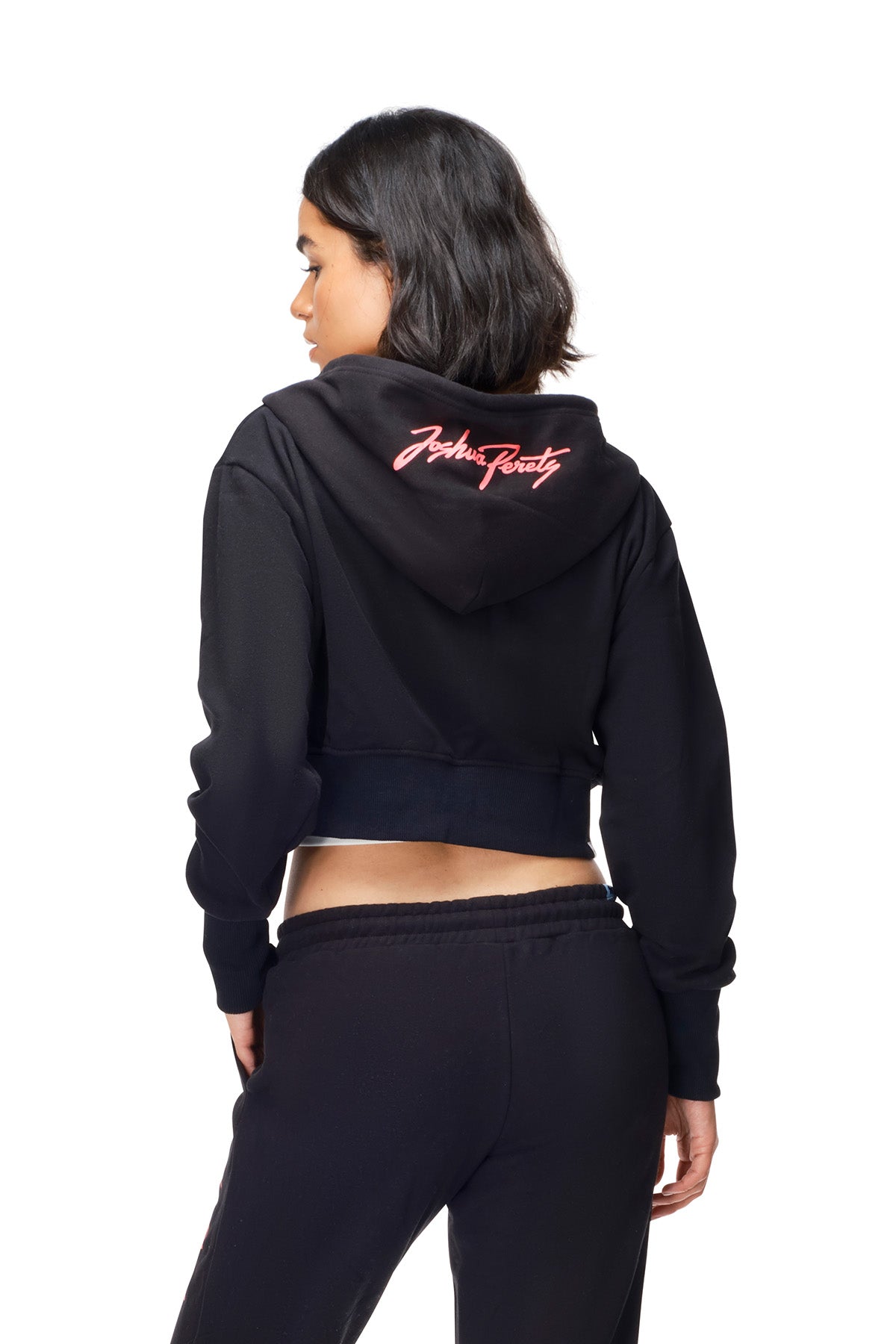 Liora - Relaxed Fit Cropped Zip-Up Hoodie