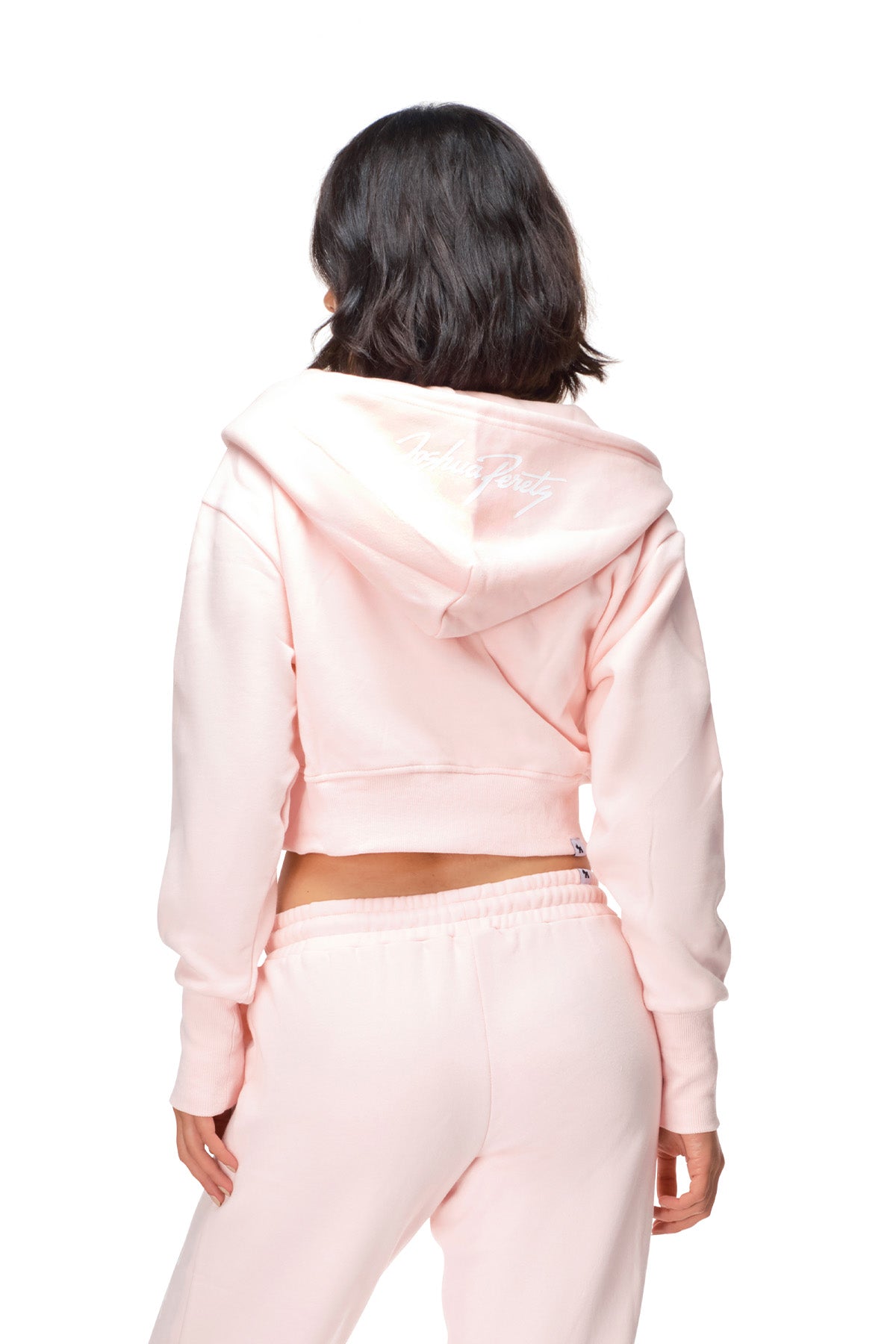 Liora - Relaxed Fit Cropped Zip-Up Hoodie