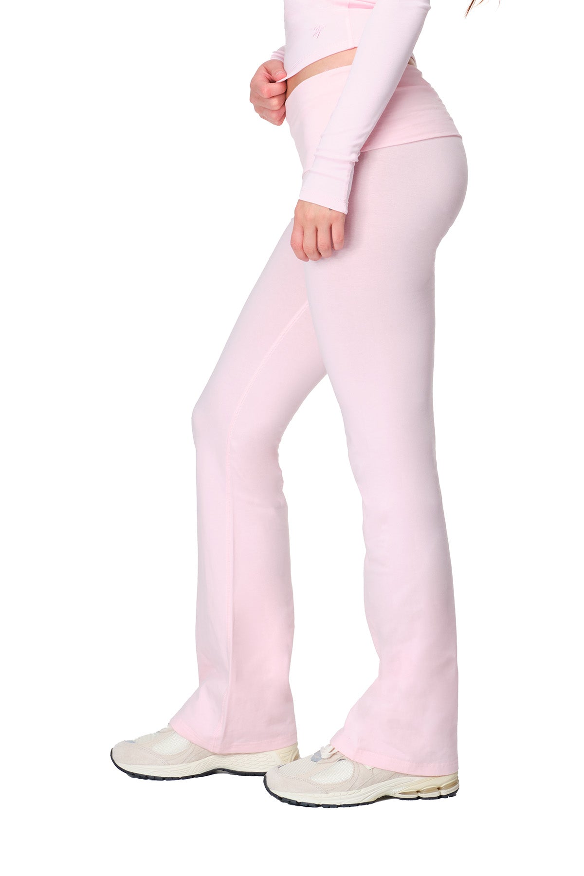 Pink Brand Yoga Love Pink On Waistband Black XS Long Belled Pants