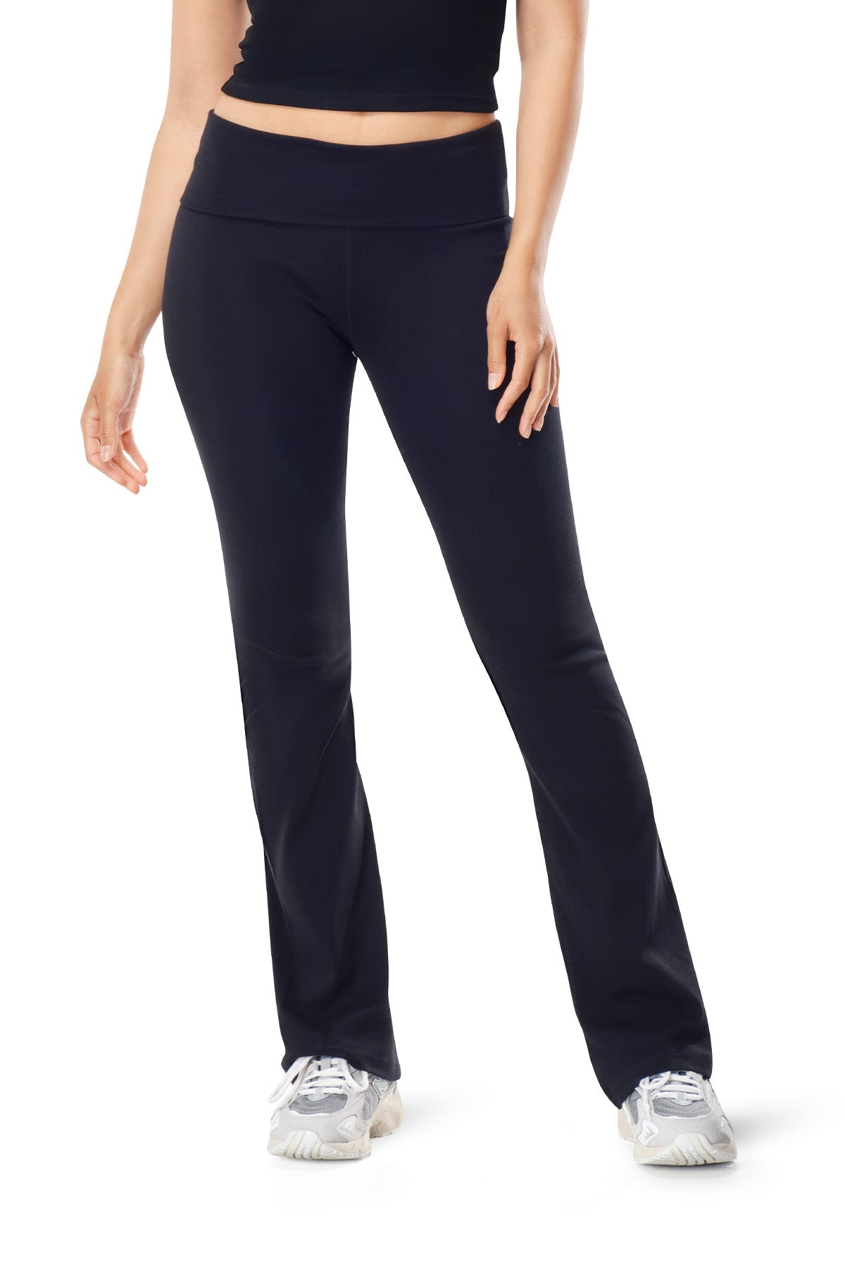 Tiffany - Fitted Flared Pant - Cotton Micro-Rib