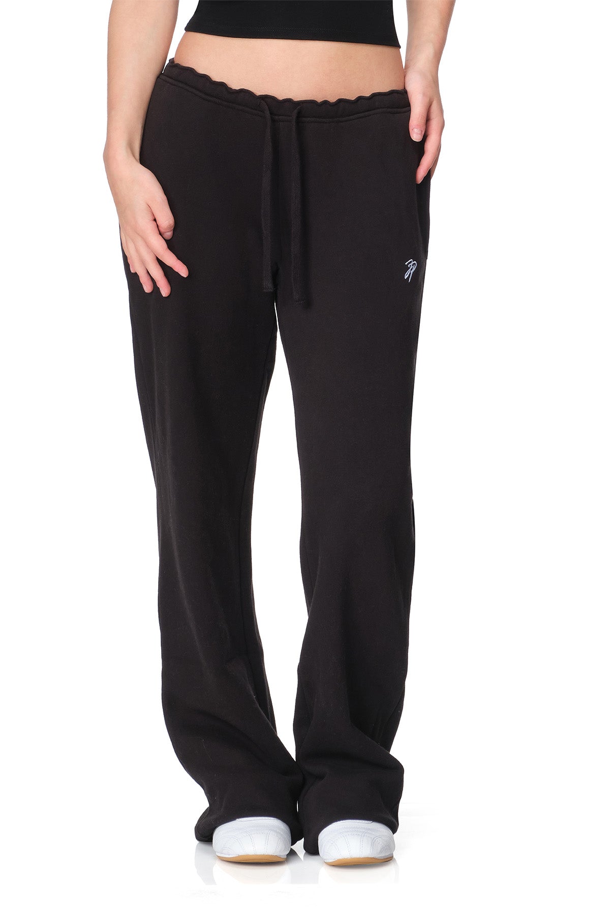 Gia - Relaxed-Fit Low-Rise Flared Sweatpants