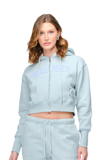 Ana - Sweat à capuche zippé semi-ajusté