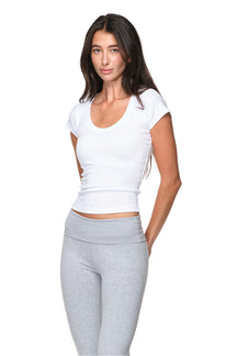 Heven - Fitted Scoop Neck Tee