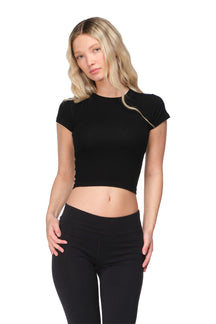 Kalani - Fitted Crew Neck Tee