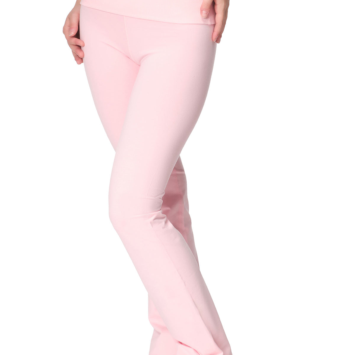 Parker - Fitted Flare Pants with Fold-over Waistband