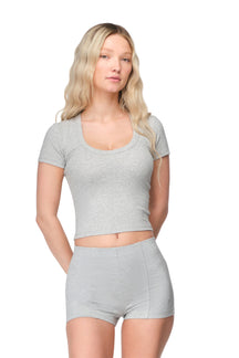 Ray - Fitted Deep V-Neck Tee