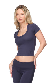Ray - Fitted Deep V-Neck Tee