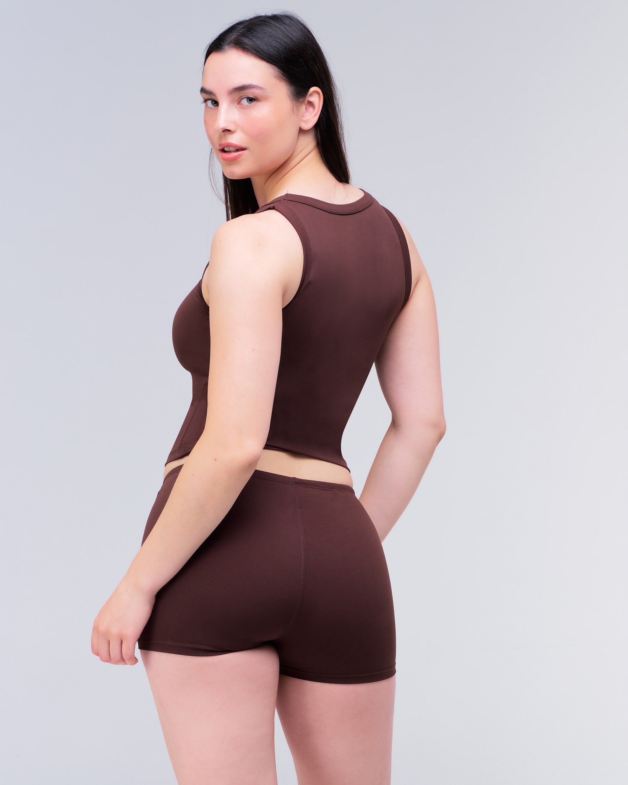 Anais - Fitted Scoop Neck Tank Top