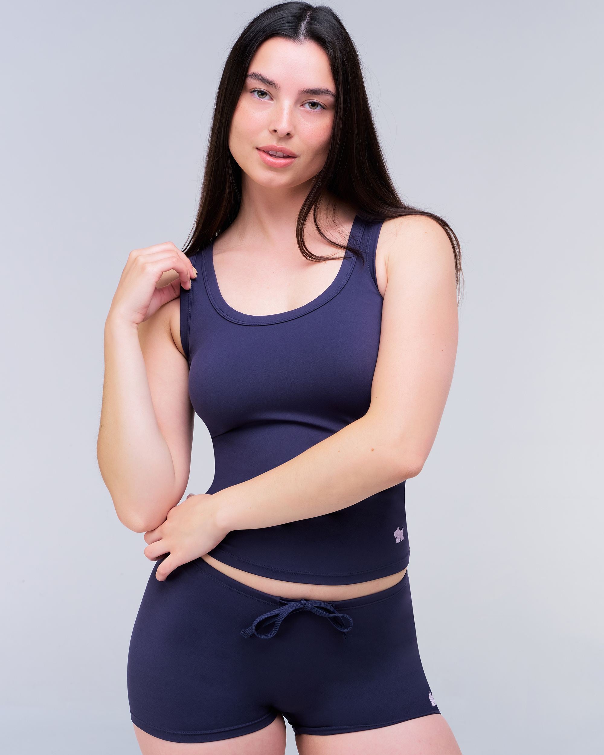 Anais - Fitted Scoop Neck Tank Top