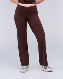 Fresh High-Rise Loose Fit Flare Pants in Auburn - front
