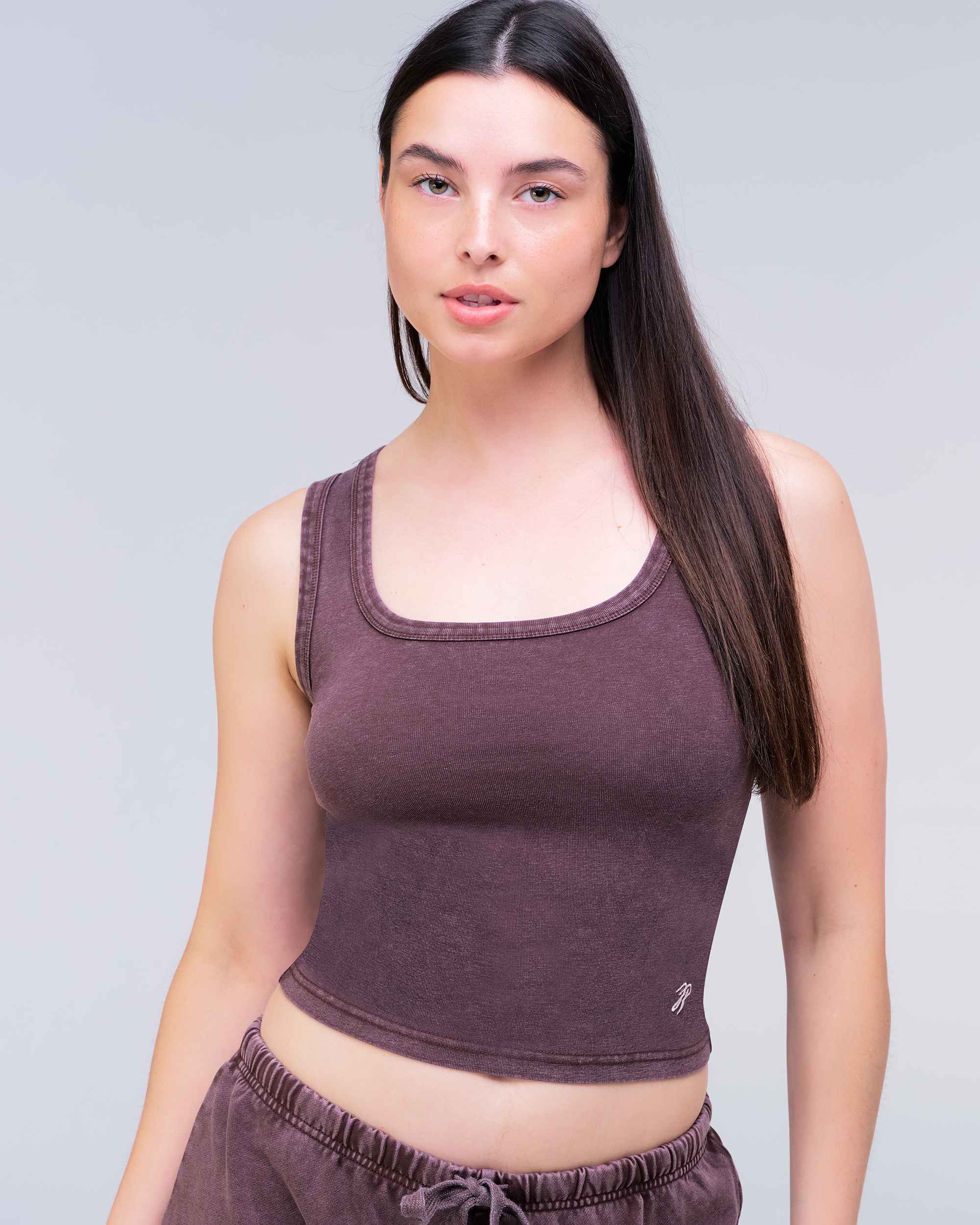 Mary - Fitted Cropped Tank Top
