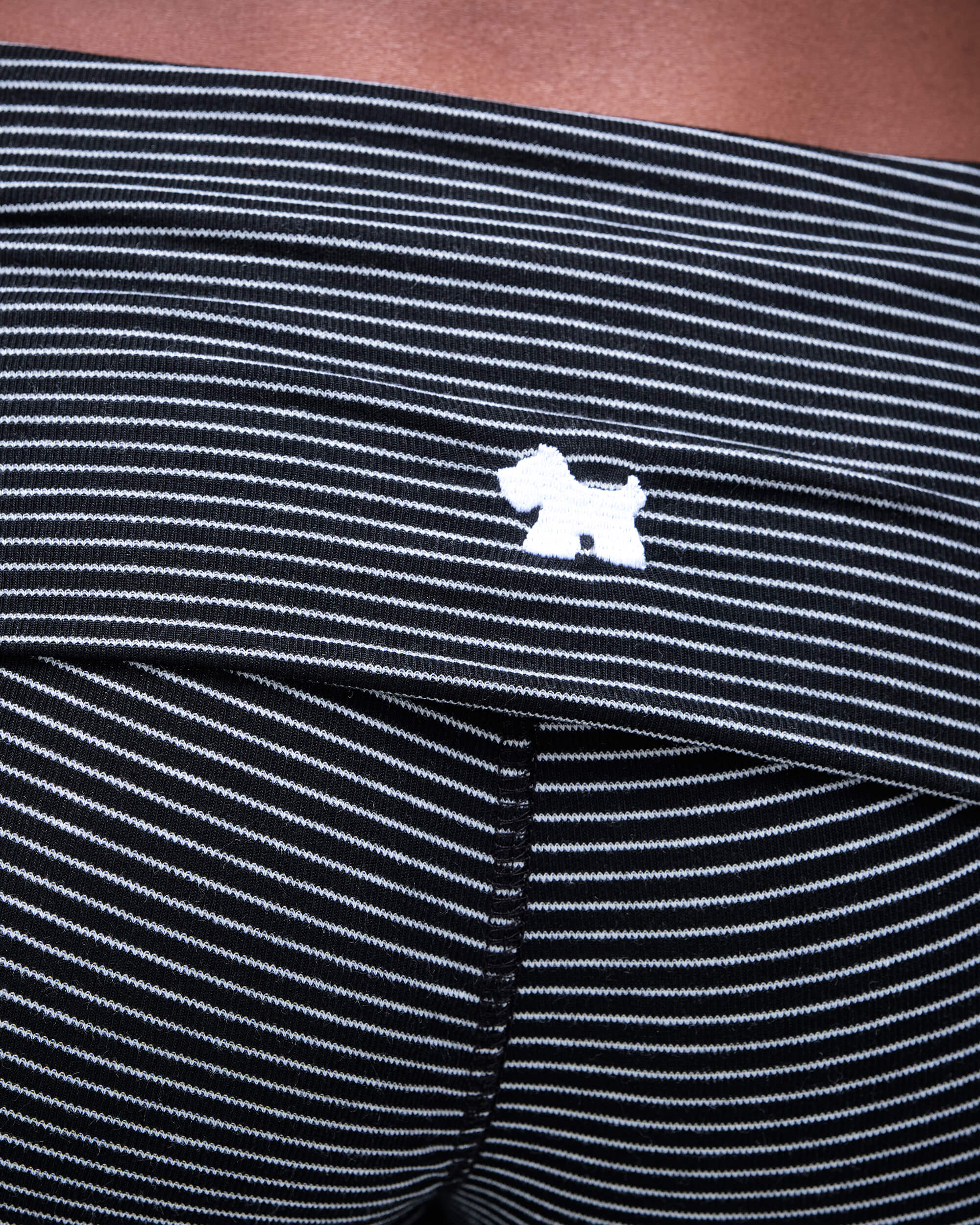 Quincy Fitted Pants with Fold-over Waistband