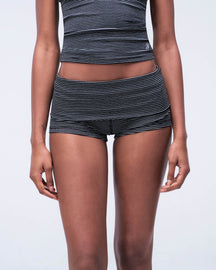 Sayer - Short ajusté à taille repliable