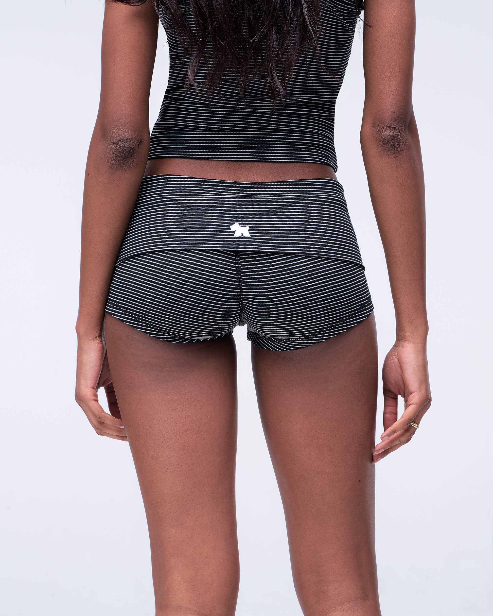 Sayer - Short ajusté à taille repliable